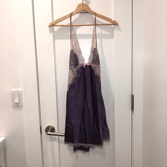 Victoria's Secret Other - Victoria’s Secret Halter Silk Chemise